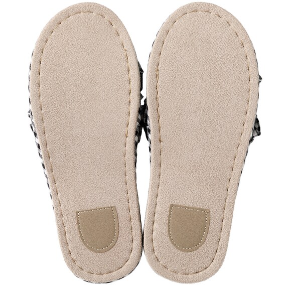 スリッパ М(フリルチェック BK cSR19 M) 4枚目画像