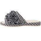 スリッパ М(フリルチェック BK cSR19 M) 5枚目画像