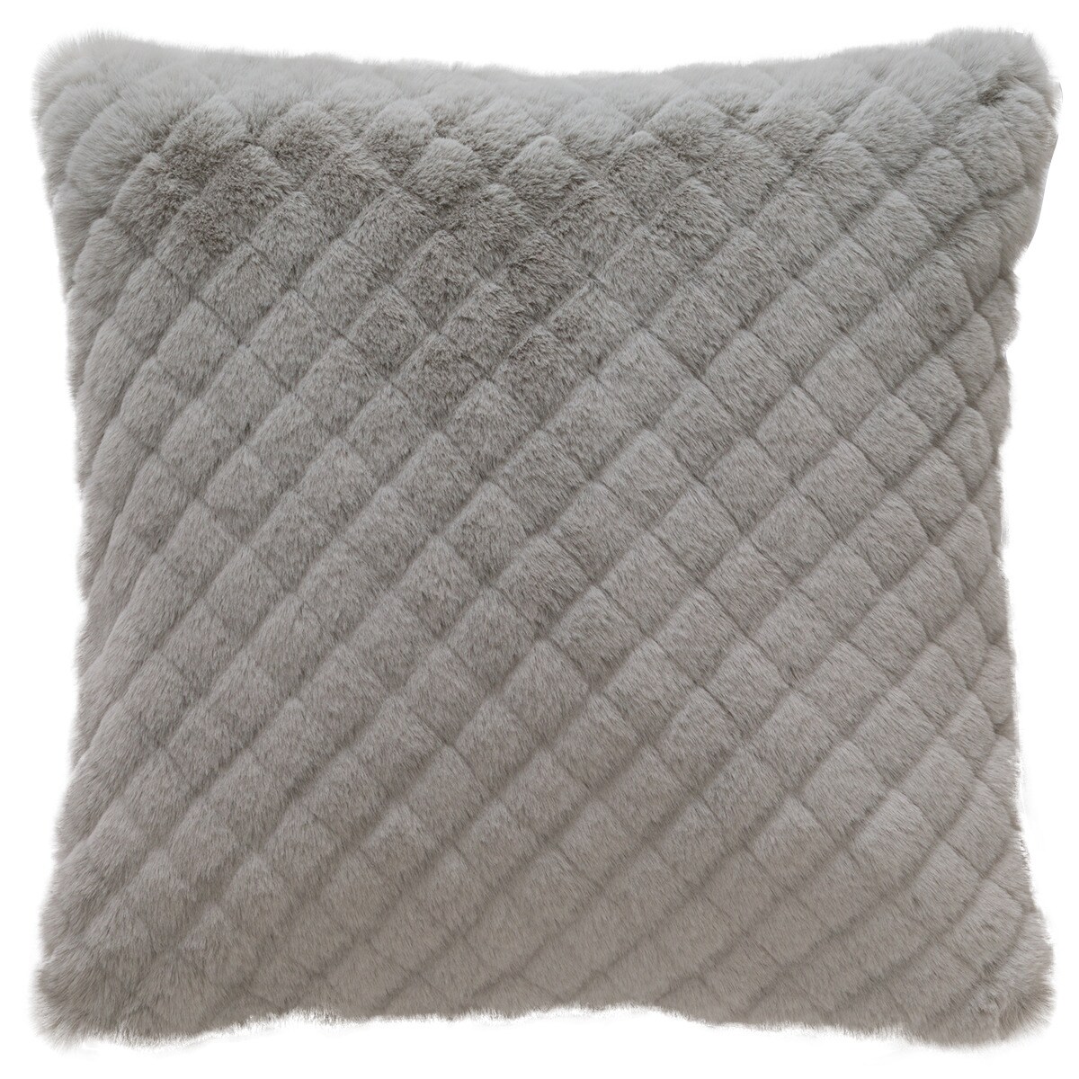 【デコホーム商品】クッションカバー（ダイヤファー GY SC032 45×45cm） ニトリ