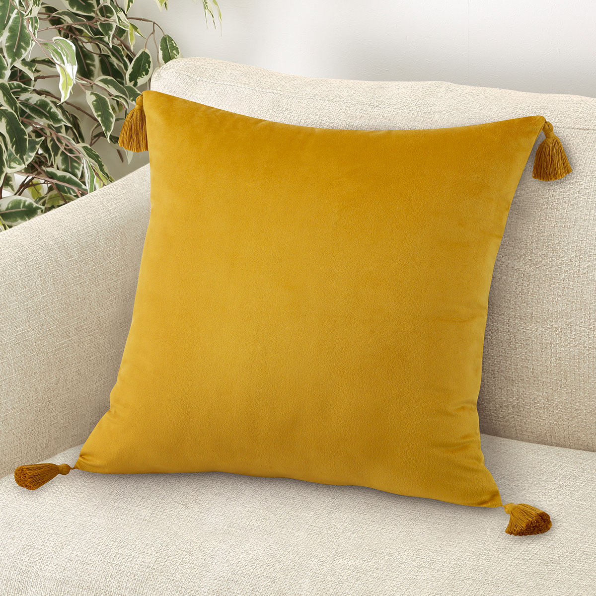 デコホーム商品】クッションカバー(タッセル 45×45cm)通販 ニトリネット【公式】 家具・インテリア通販