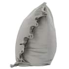 布団収納カバー(クッションカバー フリル GY) 12枚目画像