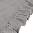 布団収納カバー（クッションカバー フリル GY） 14枚目画像