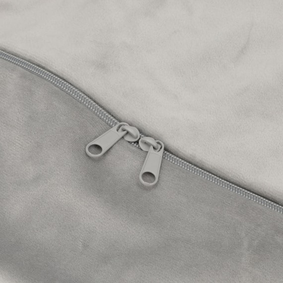 布団収納カバー(クッションカバー フリル GY) 15枚目画像