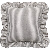 【デコホーム商品】クッションカバー(BDフリル GY SC233 45×45cm)
