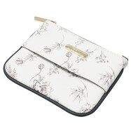 【デコホーム商品】ティッシュポーチ(BW花ラインアート)