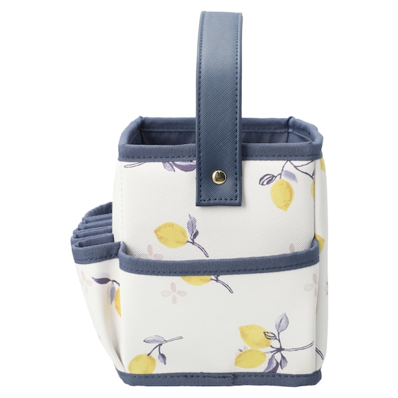 コスメキャリー(レモン柄 S) 3枚目画像