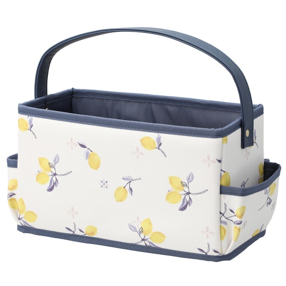 コスメキャリー(レモン柄 L) 2枚目画像