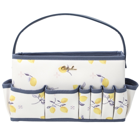 コスメキャリー(レモン柄 L) 3枚目画像