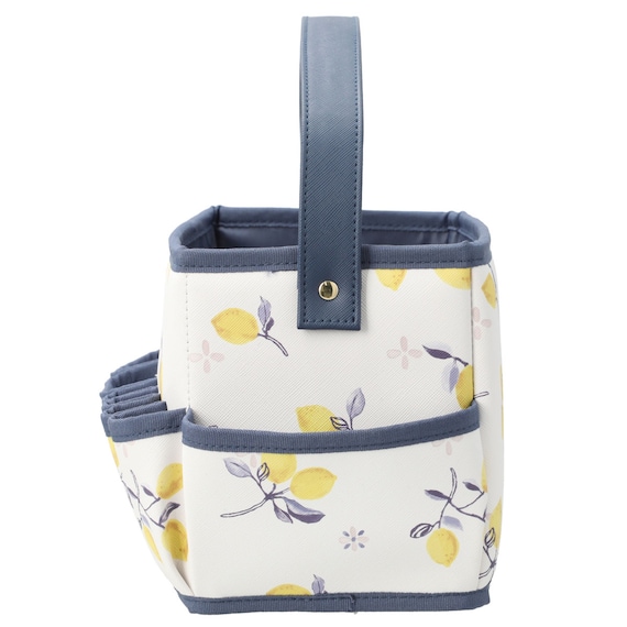 コスメキャリー(レモン柄 L) 4枚目画像