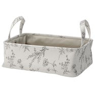 花柄ファブリックバスケット(3612 NV HN803)