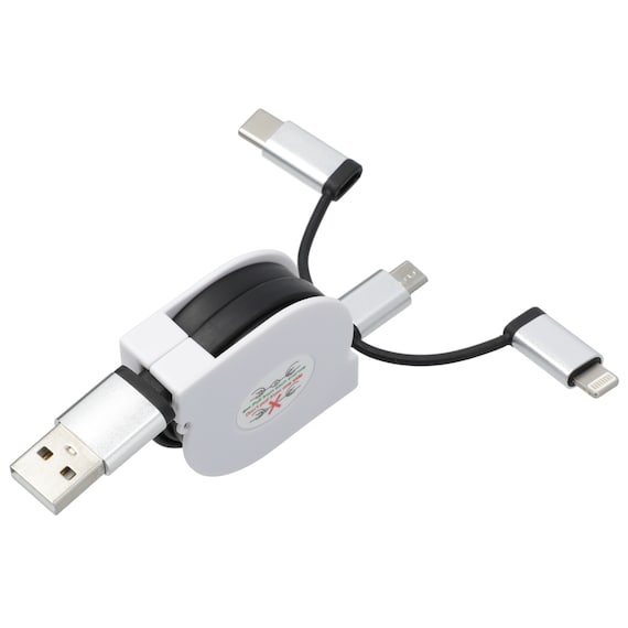 3in1ケーブル(WH) 2枚目画像