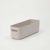 【デコホーム商品】収納ケース ソフトNインボックス(よこ型ハーフ奥行ハーフ モカ)