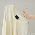 すべりにくいハンガー Mサイズ(幅38cm ホワイト) 20本セット 5枚目画像