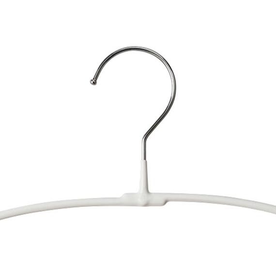 すべりにくいハンガー Mサイズ(幅38cm ホワイト) 20本セット 10枚目画像