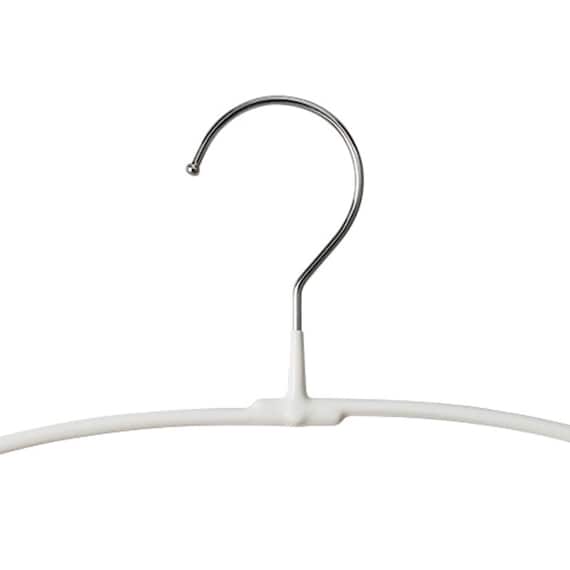 すべりにくいハンガー Mサイズ(幅38cm ホワイト) 20本セット 10枚目画像