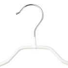 すべりにくいジャケットハンガー M(幅37cm ホワイト) 50本セット 4枚目画像
