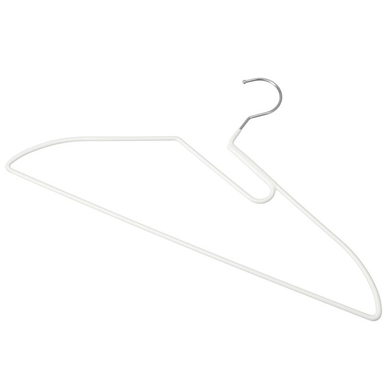 すべりにくいオープンネックハンガー(幅39cm ホワイト) 20本セット 2枚目画像