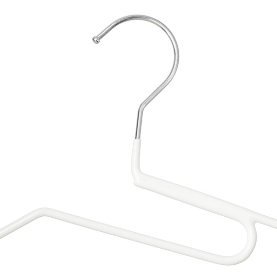 すべりにくいオープンネックハンガー(幅39cm ホワイト) 20本セット 3枚目画像