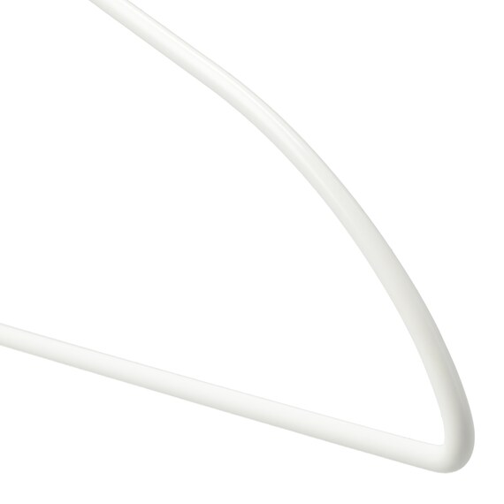 すべりにくいオープンネックハンガー(幅39cm ホワイト) 20本セット 4枚目画像