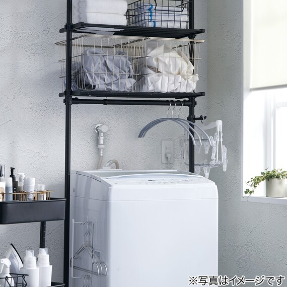 すべりにくいアーチ型ハンガー M(幅36cm ミドルモカ 12本組) 8枚目画像