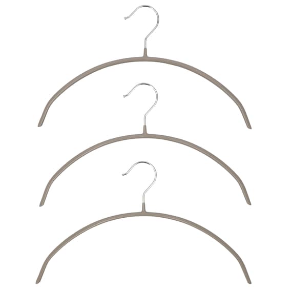 すべりにくいアーチ型ハンガー M(幅36cm ミドルモカ 12本組) 9枚目画像