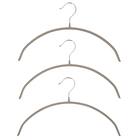 すべりにくいアーチ型ハンガー M(幅36cm ミドルモカ 24本組) 9枚目画像