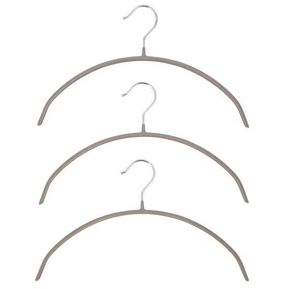 すべりにくいアーチ型ハンガー M(幅36cm ミドルモカ 24本組) 9枚目画像