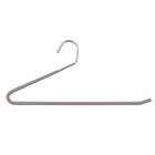 すべりにくいスラックスハンガー(ミドルモカ ) 12本セット 2枚目画像