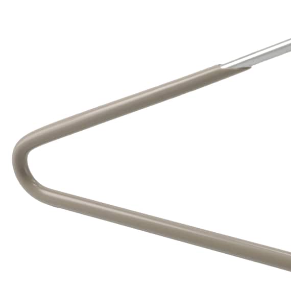 すべりにくいスラックスハンガー(ミドルモカ ) 12本セット 5枚目画像