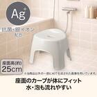 抗菌風呂いす 高さ25cm(MO LI45) 2枚目画像