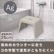 通気性が良い 抗菌風呂いす 高さ25cm(MO RF01)