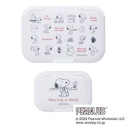 貼ってはがせるウェットシートのフタ ビタット 2個セット(スヌーピー yumyum)