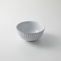 【デコホーム商品】12cmボウル(ソギWH)