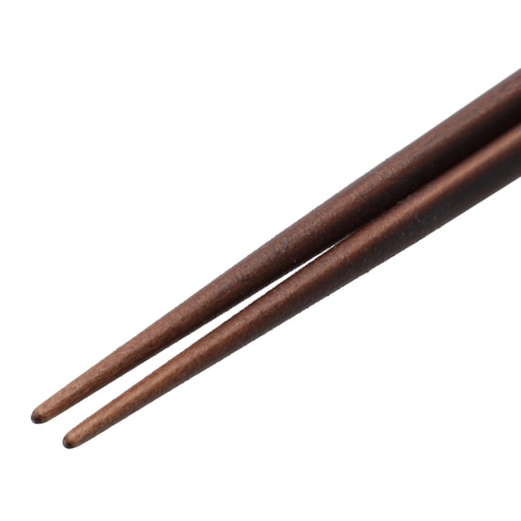 手になじむ三角箸(23cm マスタード) 3枚目画像