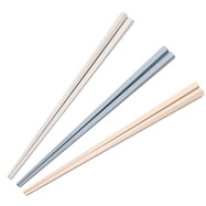 【デコホーム商品】食洗耐熱抗菌樹脂箸 21cm(3P)