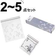 【30枚入り】フリーザーバッグダブルジッパー マチ無し 2サイズセット(M×15枚/L×15枚 TW01)