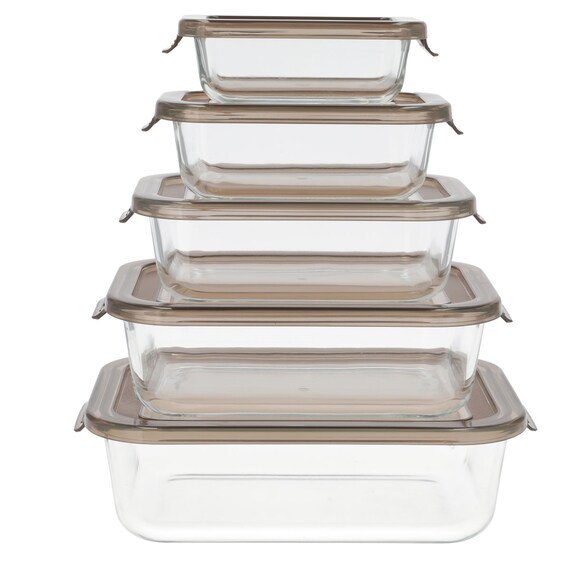 耐熱ガラス保存容器 650ml 長方形 6枚目画像