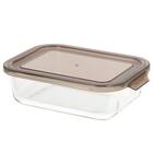 耐熱ガラス保存容器 1040ml 長方形 2枚目画像