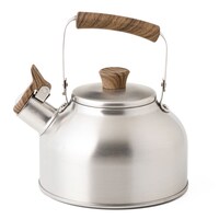 【デコホーム商品】笛吹きケトル 2L(木目)
