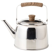 【デコホーム商品】広口ケトル 2.8L(木目)
