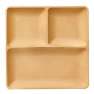 撥水 木製風ランチプレート