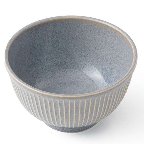 軽量飯椀ソギ カルエクレ・デコ(大 グレー) 2枚目画像