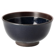 超軽量丼 カル:エクレ デコ(窯変紺錆)