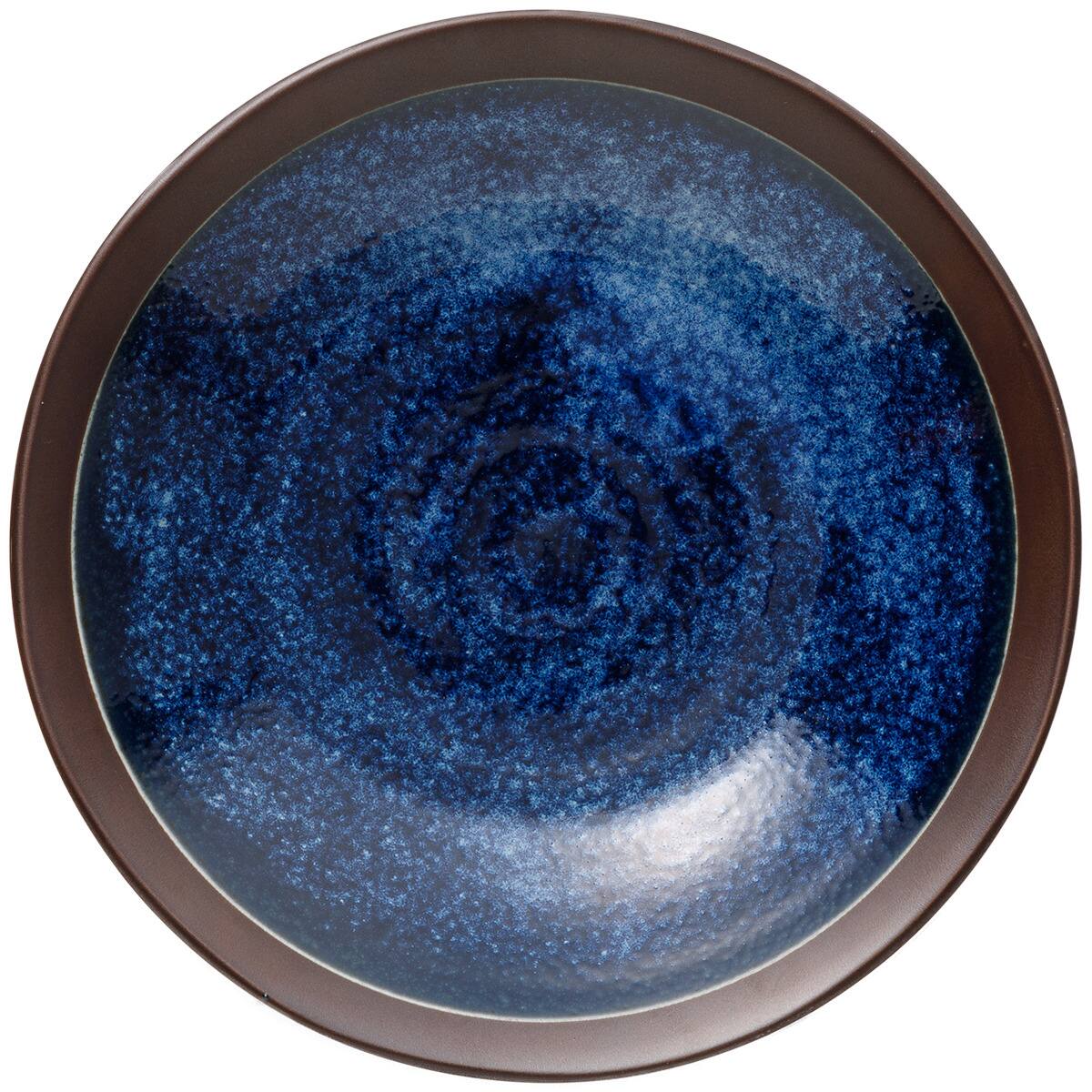 超軽量深皿 カル：エクレ デコ 錆(窯変紺) | ニトリネット【公式