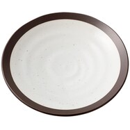 【デコホーム商品】超軽量取皿　カル：エクレ　デコ　錆(白唐津)