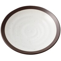 【デコホーム商品】超軽量取皿　カル：エクレ　デコ　錆(白唐津)