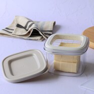 すぐカットできるバターケース(スクエア モカ)