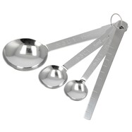 ステンレス ヘラ付計量スプーン 3P