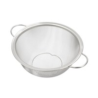 【デコホーム商品】ステンレス両手メッシュザル21cm(SV01)