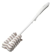 泡立つボトル洗い